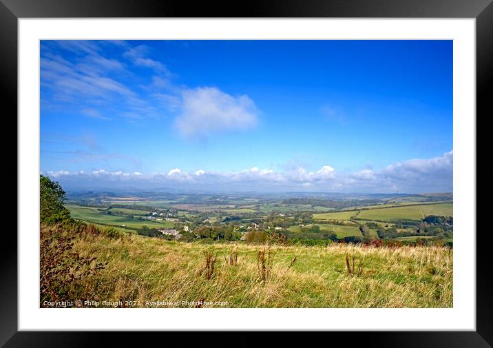 Dorset in all its Glory Framed Mounted Print by Philip Gough