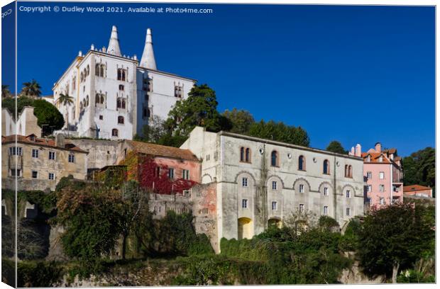 Majestic Sintra Palace Canvas Print by Dudley Wood
