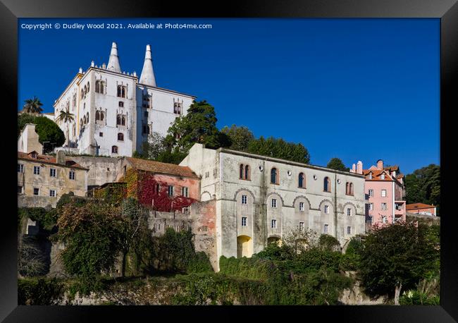 Majestic Sintra Palace Framed Print by Dudley Wood