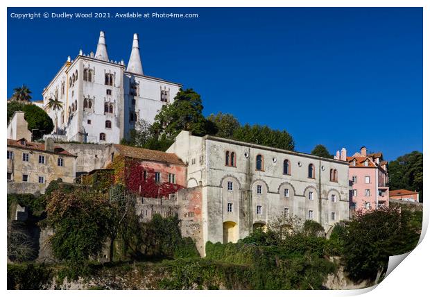 Majestic Sintra Palace Print by Dudley Wood