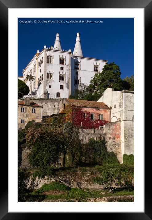 Majestic Palace in Tranquil Sintra Framed Mounted Print by Dudley Wood