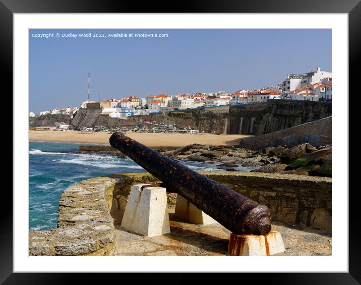 Majestic View of Ericeira Beach Framed Mounted Print by Dudley Wood