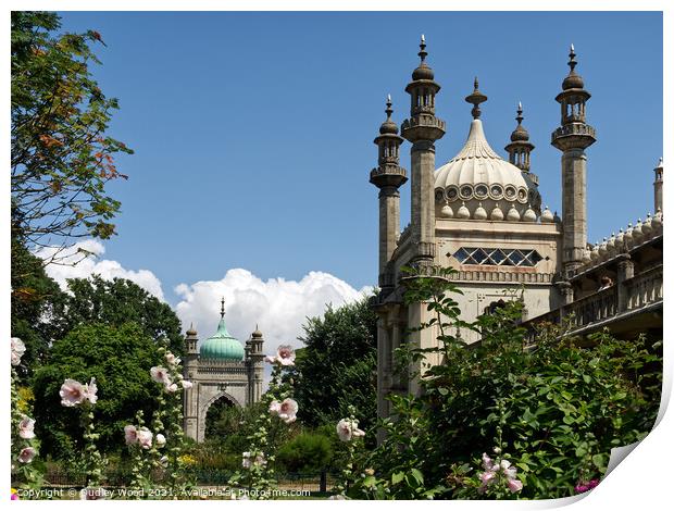 Majestic Royal Pavilion in Brighton Print by Dudley Wood