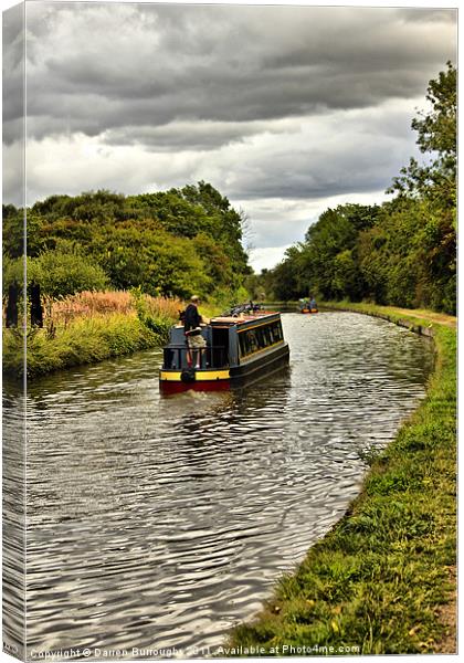 Shropshire Union Canal Canvas Print by Darren Burroughs