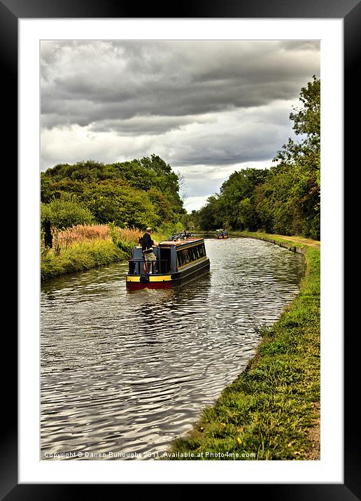 Shropshire Union Canal Framed Mounted Print by Darren Burroughs