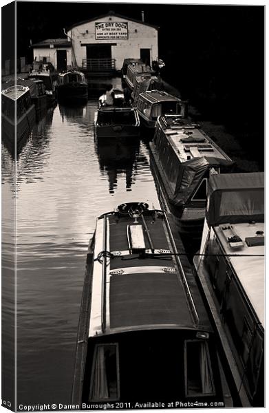 The Dry Dock, Norbury Junction. Canvas Print by Darren Burroughs