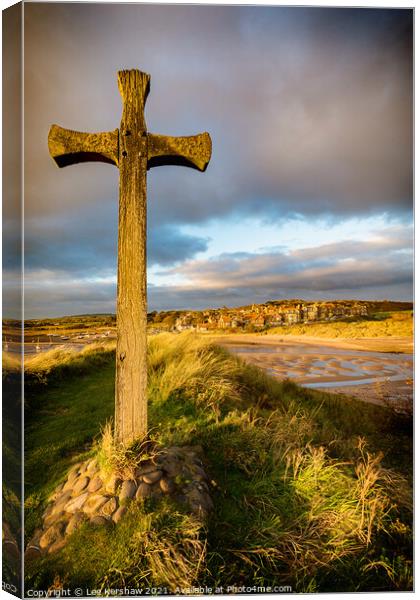 Alnmouth cross Northumberland Canvas Print by Lee Kershaw