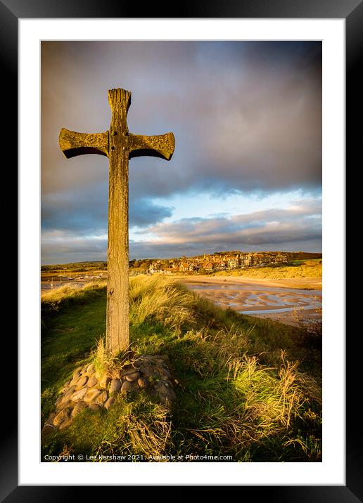 Alnmouth cross Northumberland Framed Mounted Print by Lee Kershaw