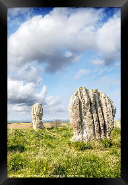 Ancient Duddo stones in Northumberland Framed Print by Lee Kershaw