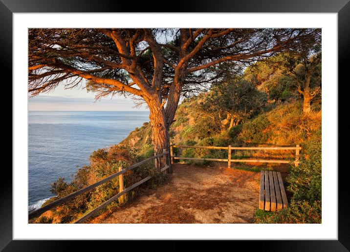 Sunrise By The Sea At Costa Brava In Spain Framed Mounted Print by Artur Bogacki