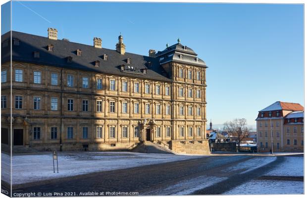Neue Residenz Palace in Bamberg Canvas Print by Luis Pina