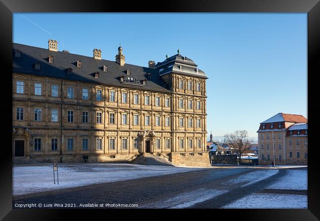 Neue Residenz Palace in Bamberg Framed Print by Luis Pina