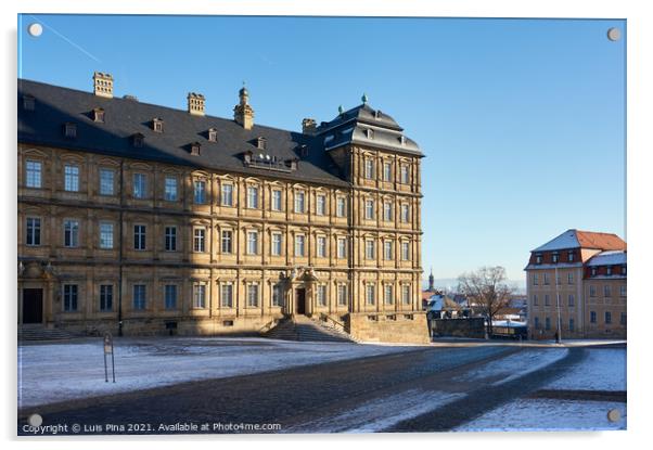 Neue Residenz Palace in Bamberg Acrylic by Luis Pina