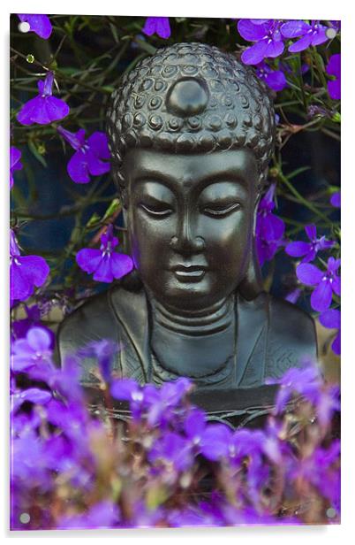 Buddha Acrylic by Wayne Molyneux