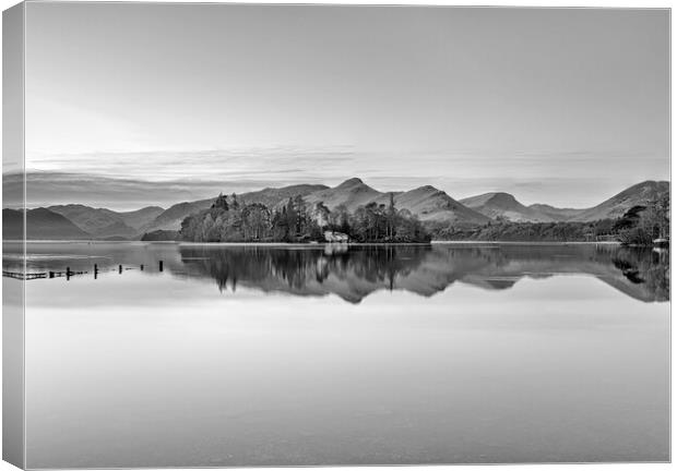 Tranquility in Monochrome Canvas Print by James Marsden