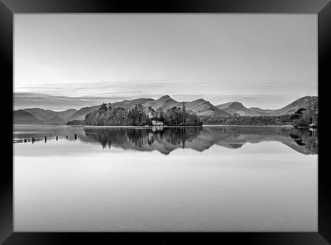Tranquility in Monochrome Framed Print by James Marsden