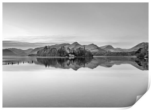 Tranquility in Monochrome Print by James Marsden