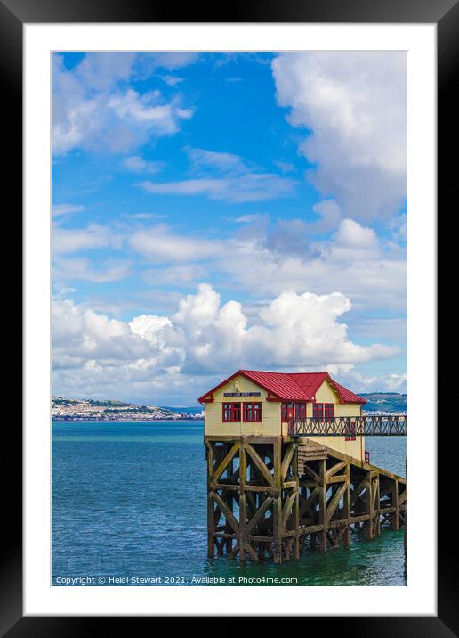 Old Mumbles Lifeboat Station Framed Mounted Print by Heidi Stewart