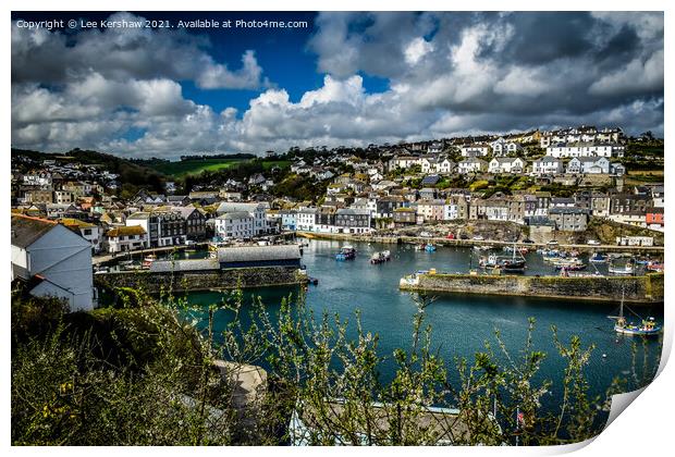 Enchanting Mevagissey: A Picturesque Cornish Haven Print by Lee Kershaw