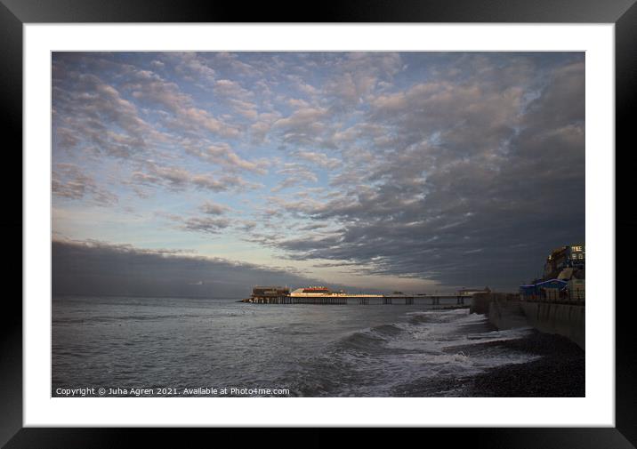 Cromer Pier Framed Mounted Print by Juha Agren