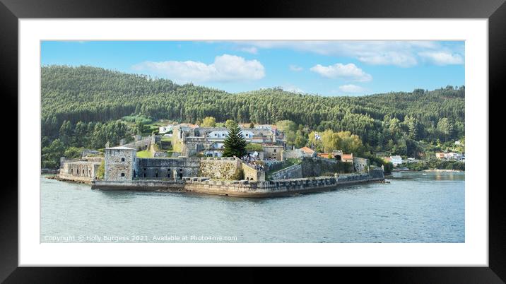 San Felipe Fortress: Galicia's Maritime Sentinel Framed Mounted Print by Holly Burgess