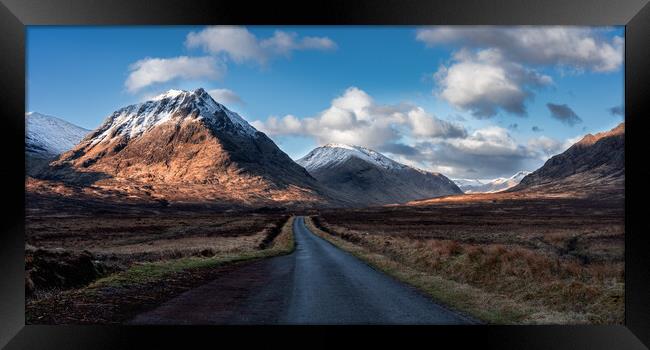 The Road to Glen Etive  Framed Print by Anthony McGeever