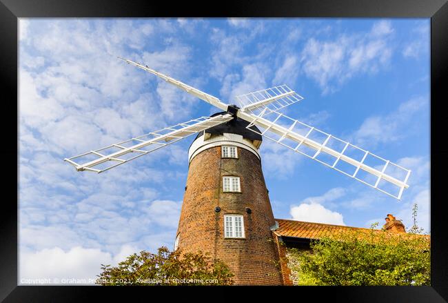 Weybourne Windmill, Norfolk Framed Print by Graham Prentice