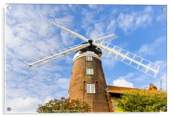 Weybourne Windmill, Norfolk Acrylic by Graham Prentice