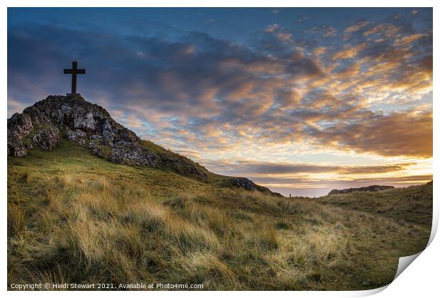 Llanddwyn Island Anglesey Print by Heidi Stewart