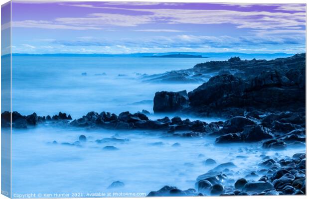 The Wild Rocks of Crail Canvas Print by Ken Hunter