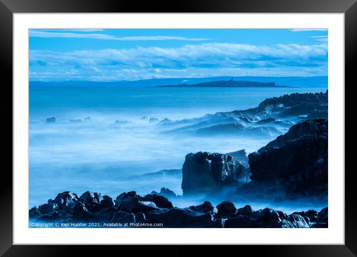 Smoke on the Water Framed Mounted Print by Ken Hunter