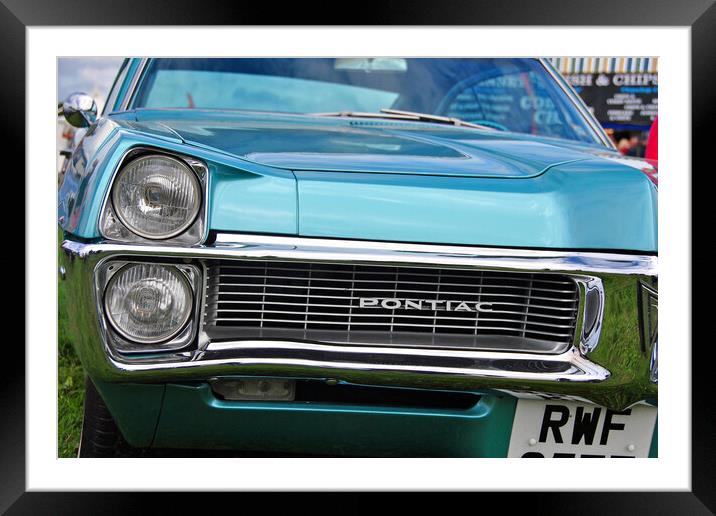 Pontiac Classic American Motor Car Framed Mounted Print by Andy Evans Photos