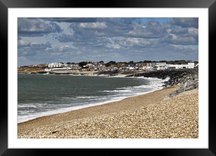Picturesque Milford on Sea Framed Mounted Print by Roger Mechan
