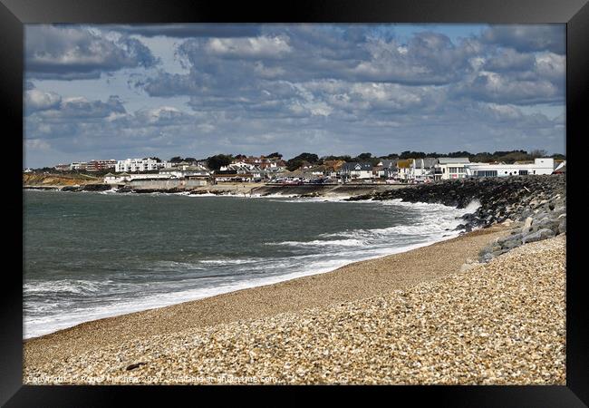 Picturesque Milford on Sea Framed Print by Roger Mechan