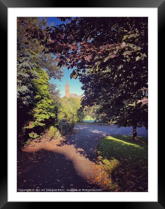 Framed By Nature  Framed Mounted Print by Stu Art Glasgow