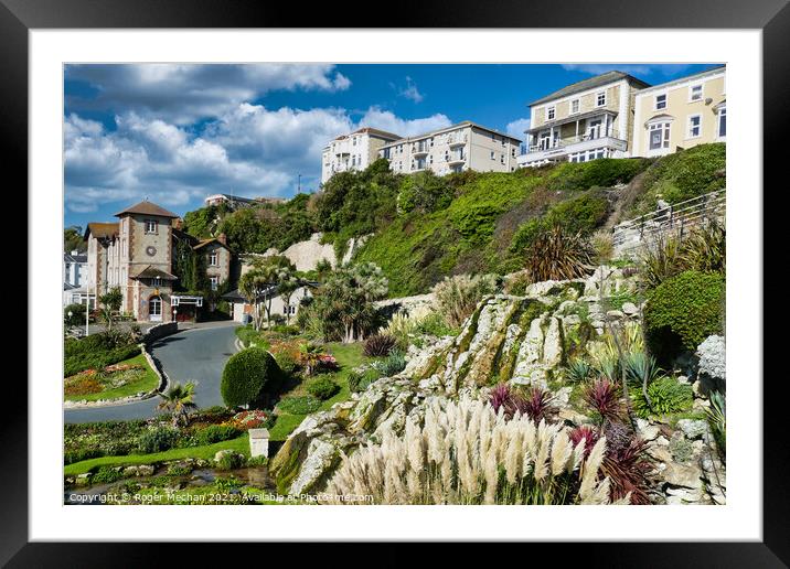 Ventnor botanical Gardens Isle of Wight Framed Mounted Print by Roger Mechan