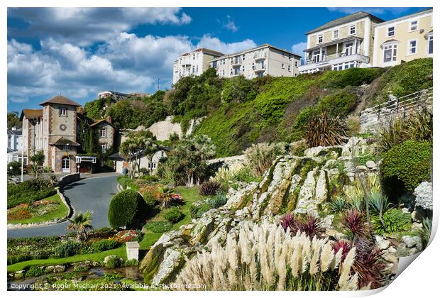 Ventnor botanical Gardens Isle of Wight Print by Roger Mechan