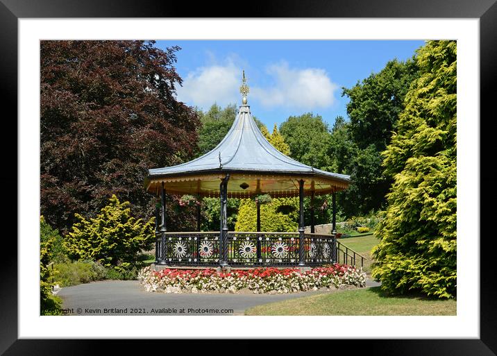 Victoria gardens truro cornwall Framed Mounted Print by Kevin Britland