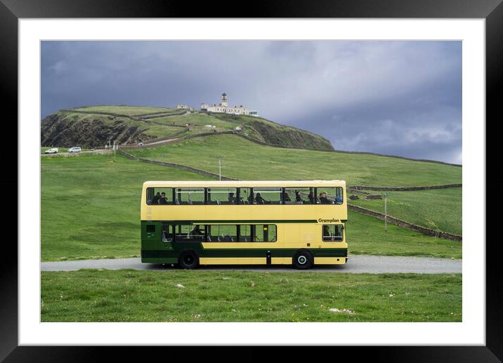 1988 Leyland Olympian Double-Decker Bus Framed Mounted Print by Arterra 