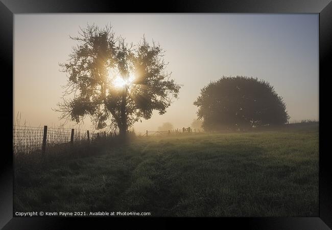 Early Morning Mist Framed Print by Kevin Payne