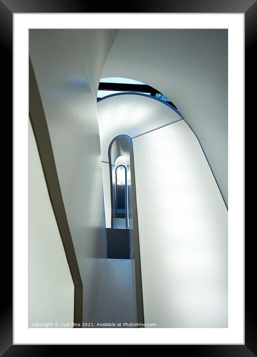 Ottobock Science Center Building interior in Berlin Framed Mounted Print by Luis Pina