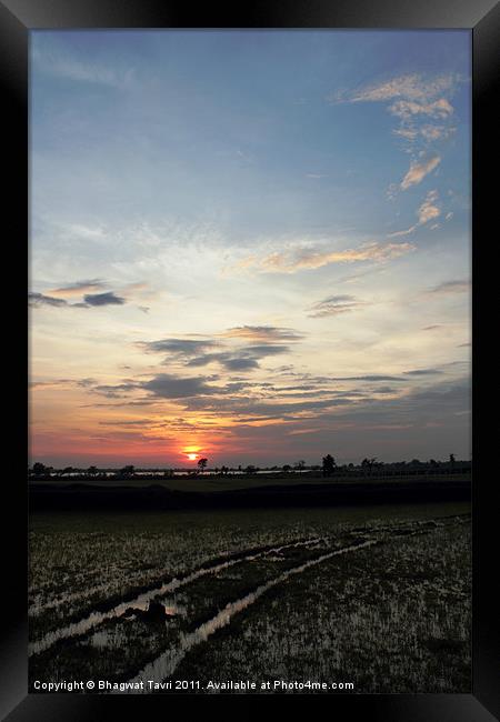 Beyond Horizon Framed Print by Bhagwat Tavri