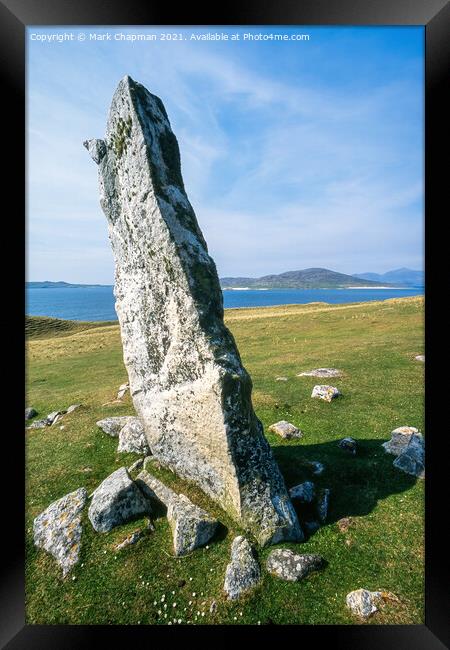 Macleod's Standing Stone, Isle of Harris Framed Print by Photimageon UK