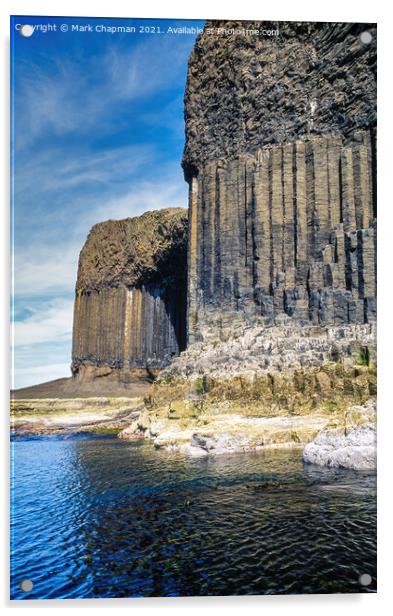 Columnar Basalt, Isle of Staffa  Acrylic by Photimageon UK