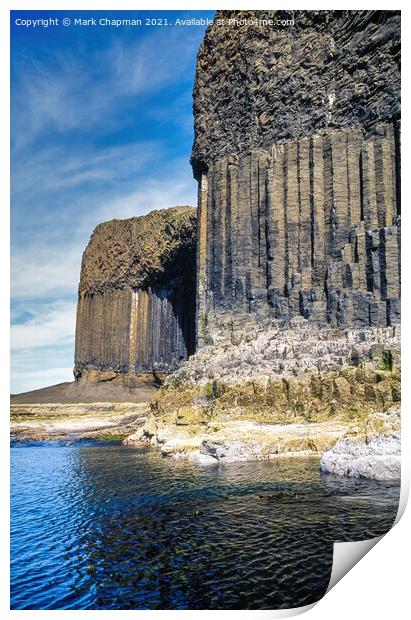Columnar Basalt, Isle of Staffa  Print by Photimageon UK