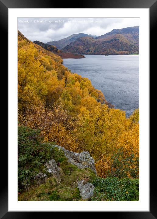 Autumn colour, Ullswater, Lake District Framed Mounted Print by Photimageon UK