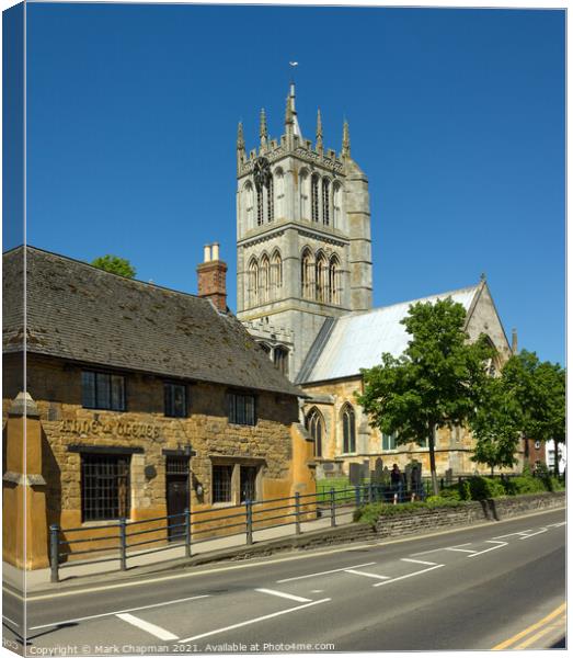 St Mary's Church and Anne of Cleves, Melton Mowbray Canvas Print by Photimageon UK