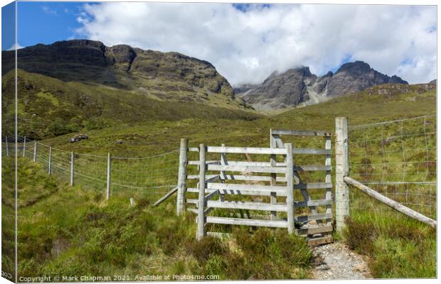 The path to Blaven, Skye Canvas Print by Photimageon UK