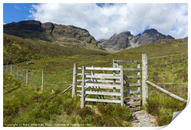 The path to Blaven, Skye Print by Photimageon UK