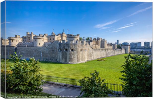 Tower of London Canvas Print by Graham Prentice